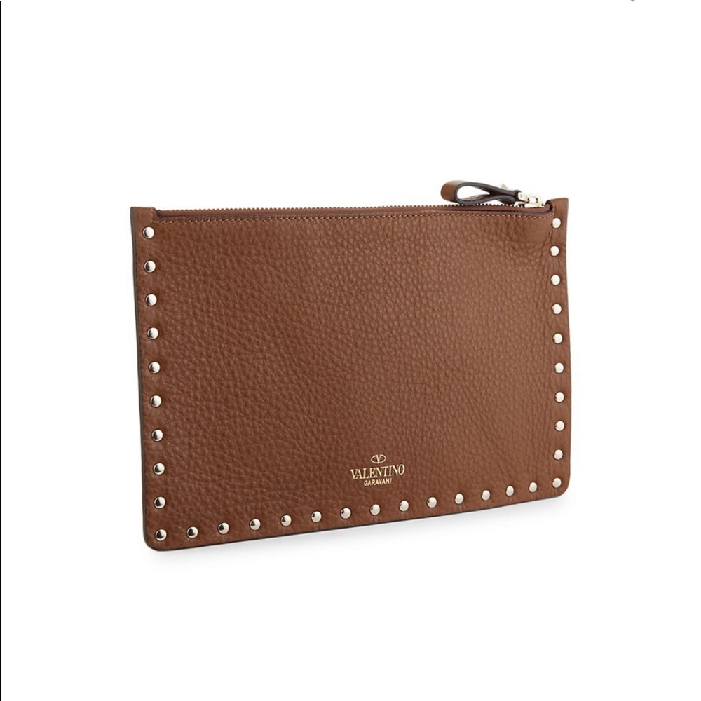 Valentino Rockstud Leather Pouch